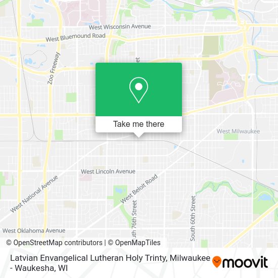 Latvian Envangelical Lutheran Holy Trinty map