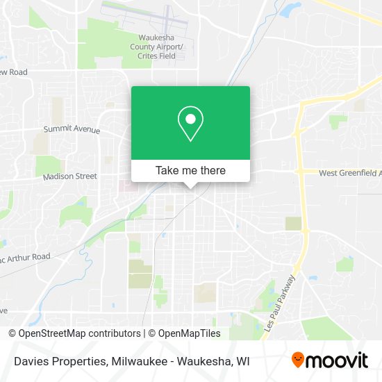 Davies Properties map