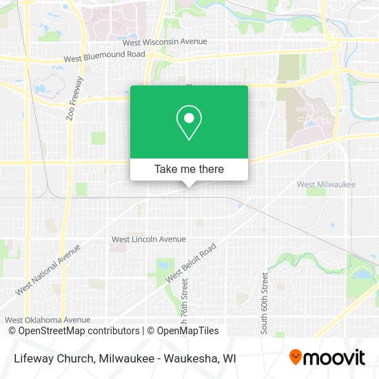 Lifeway Church map