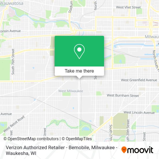 Verizon Authorized Retailer - Bemobile map