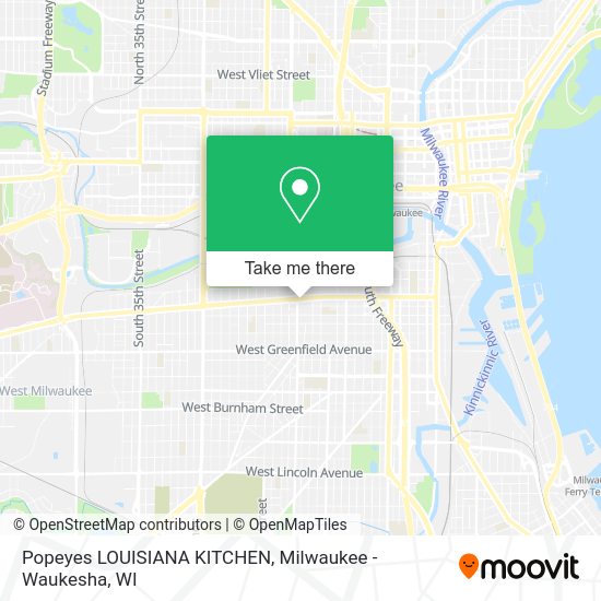 Popeyes LOUISIANA KITCHEN map
