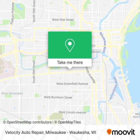Mapa de Velocity Auto Repair