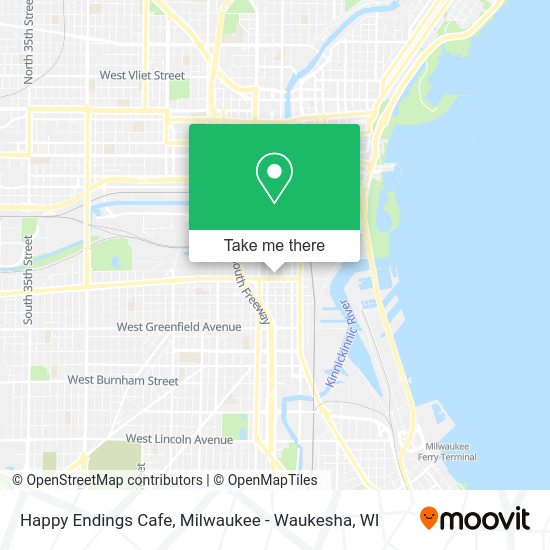 Happy Endings Cafe map