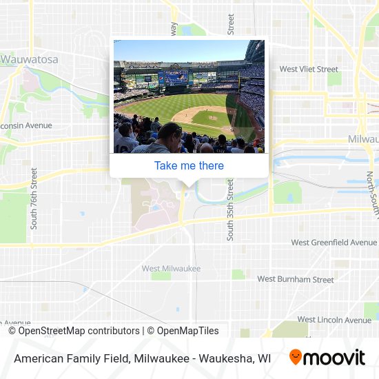 Mapa de American Family Field