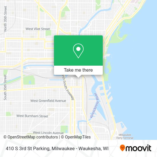 410 S 3rd St Parking map