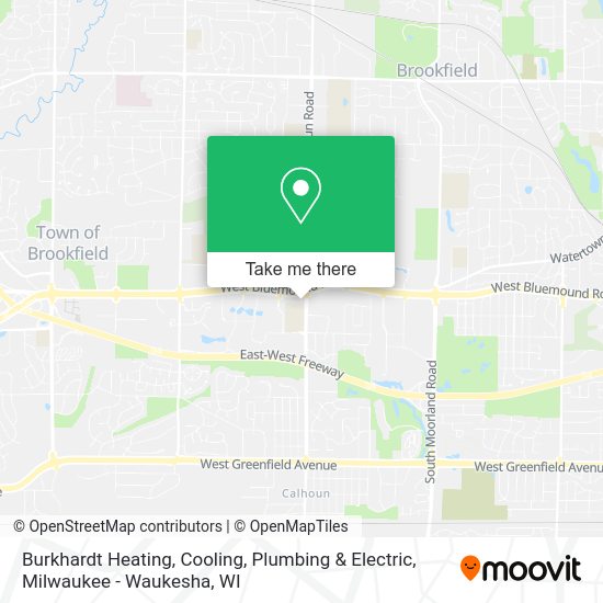 Mapa de Burkhardt Heating, Cooling, Plumbing & Electric