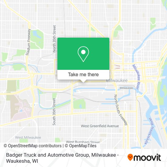 Badger Truck and Automotive Group map