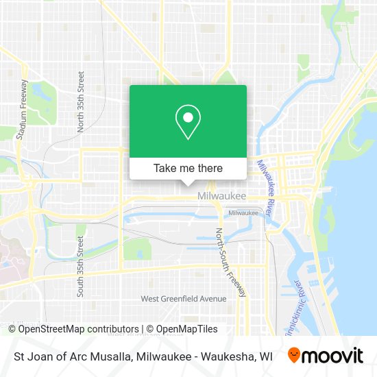 St Joan of Arc Musalla map