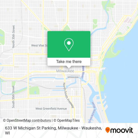 633 W Michigan St Parking map