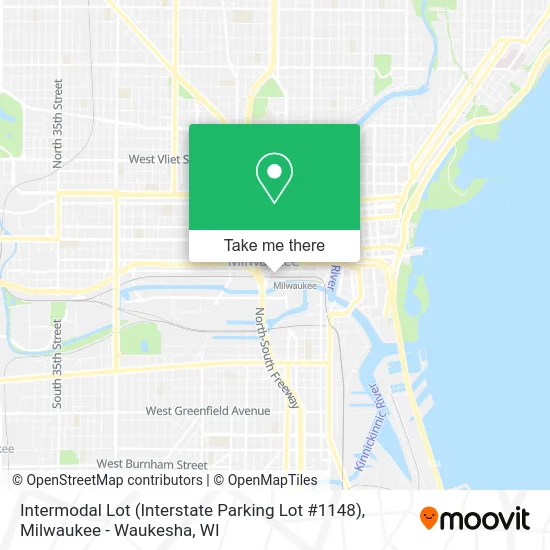 Mapa de Intermodal Lot (Interstate Parking Lot #1148)