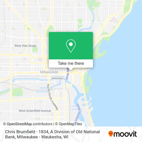 Chris Brumfield - 1834, A Division of Old National Bank map