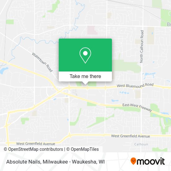 Absolute Nails map