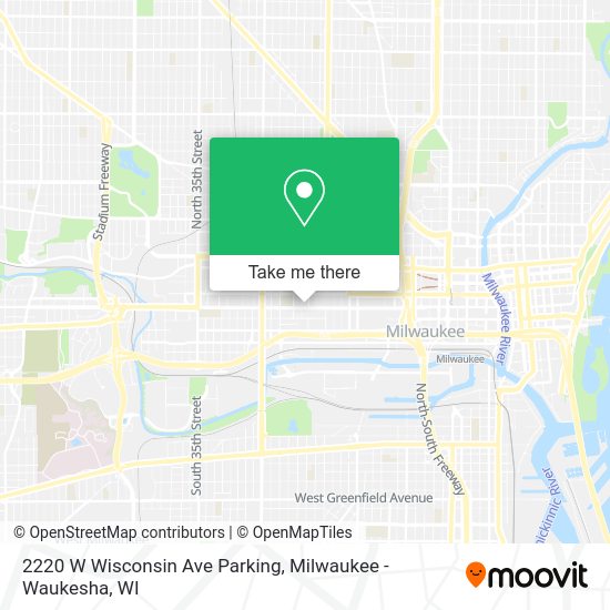 2220 W Wisconsin Ave Parking map