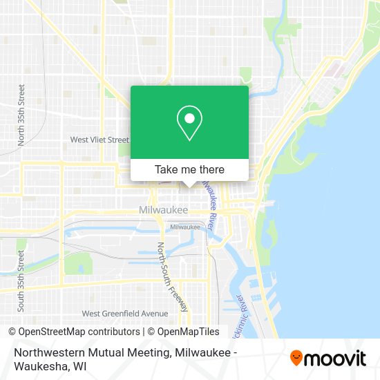 Mapa de Northwestern Mutual Meeting