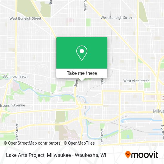 Lake Arts Project map