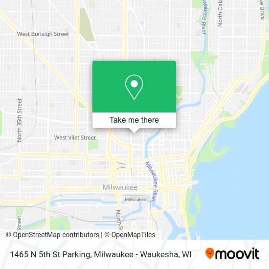 1465 N 5th St Parking map