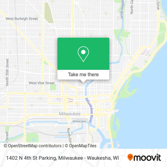 1402 N 4th St Parking map