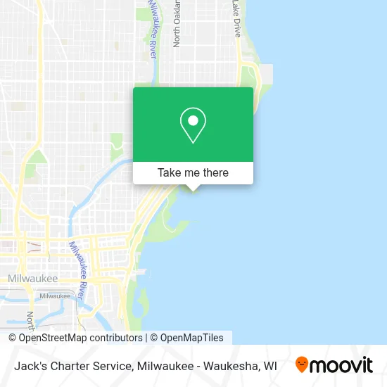 Jack's Charter Service map