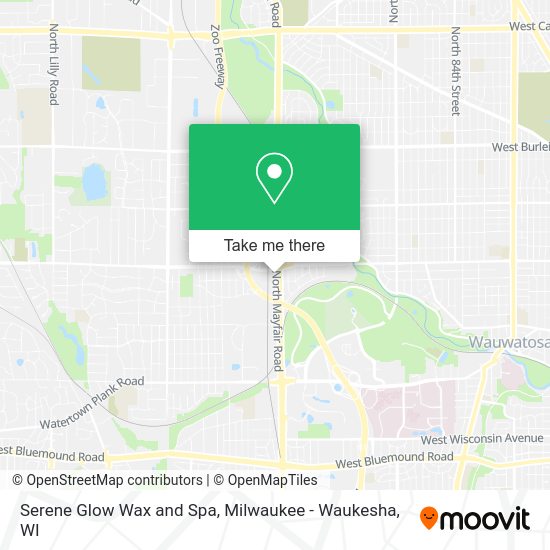 Serene Glow Wax and Spa map