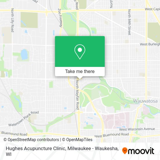 Mapa de Hughes Acupuncture Clinic