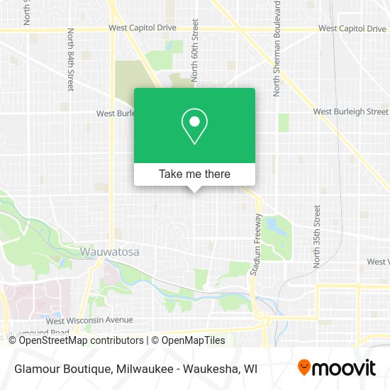 Mapa de Glamour Boutique