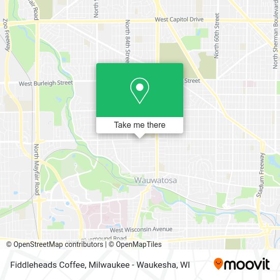 Fiddleheads Coffee map