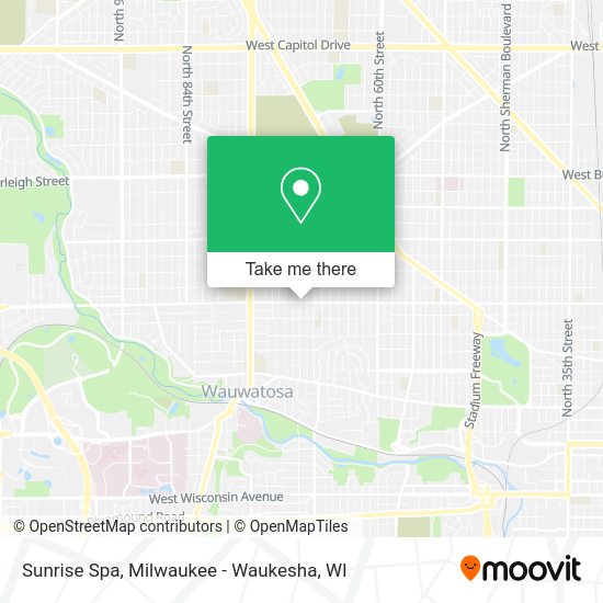 Sunrise Spa map