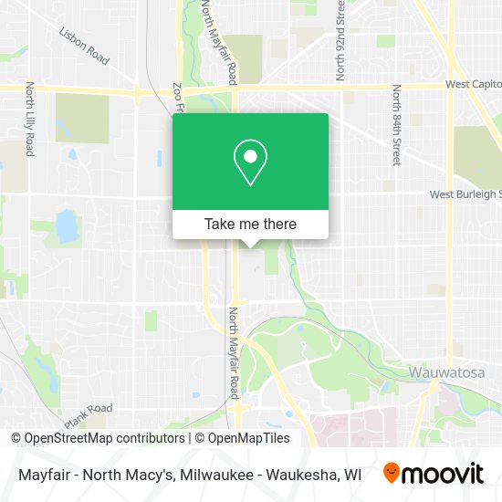 Mapa de Mayfair - North Macy's