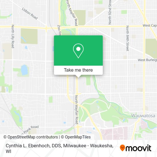 Mapa de Cynthia L. Ebenhoch, DDS