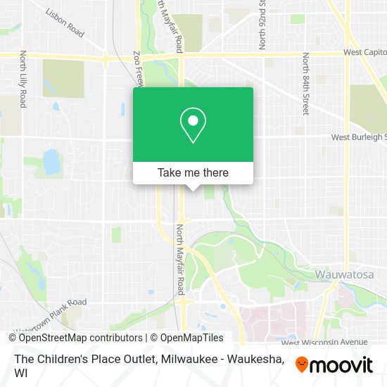 The Children's Place Outlet map