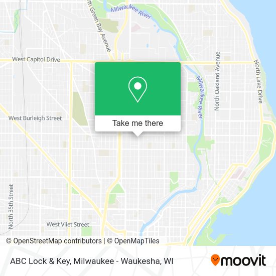 ABC Lock & Key map