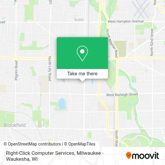 Right-Click Computer Services map