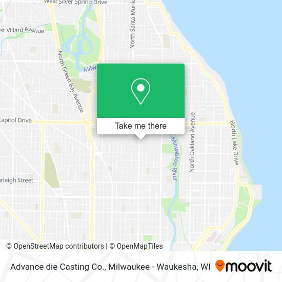 Mapa de Advance die Casting Co.