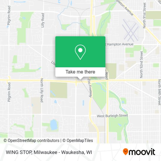 WING STOP map