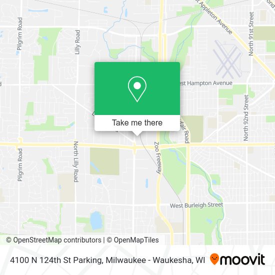 4100 N 124th St Parking map