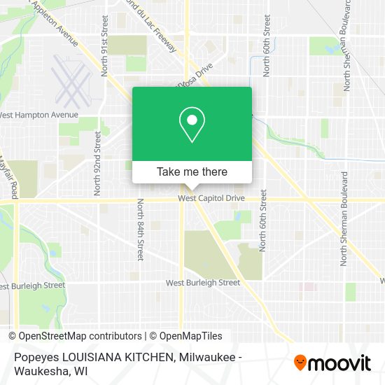 Mapa de Popeyes LOUISIANA KITCHEN