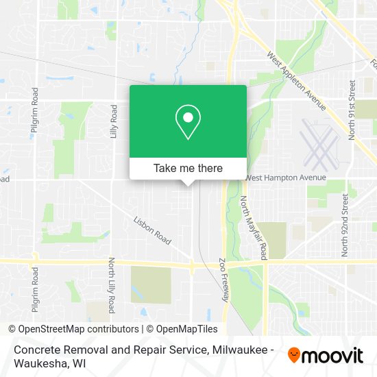Concrete Removal and Repair Service map