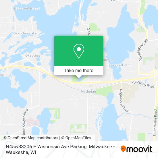 N45w33206 E Wisconsin Ave Parking map