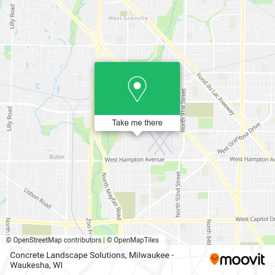 Mapa de Concrete Landscape Solutions