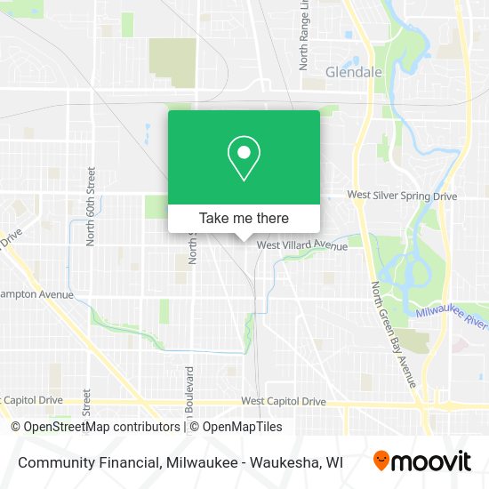 Mapa de Community Financial