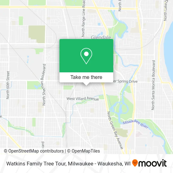 Mapa de Watkins Family Tree Tour
