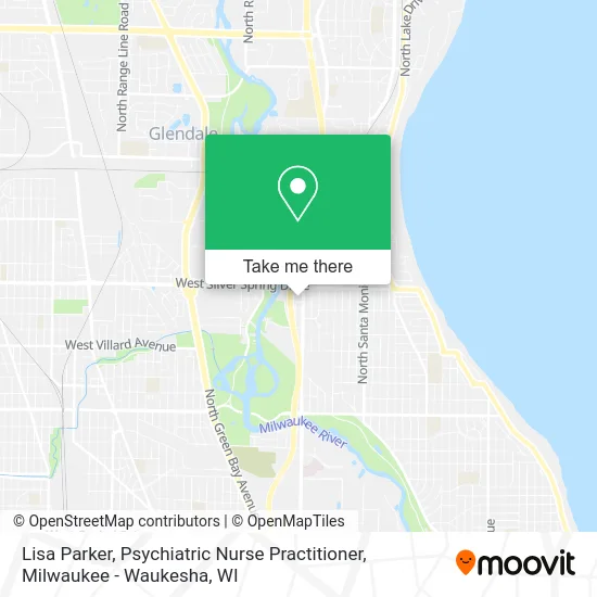Lisa Parker, Psychiatric Nurse Practitioner map