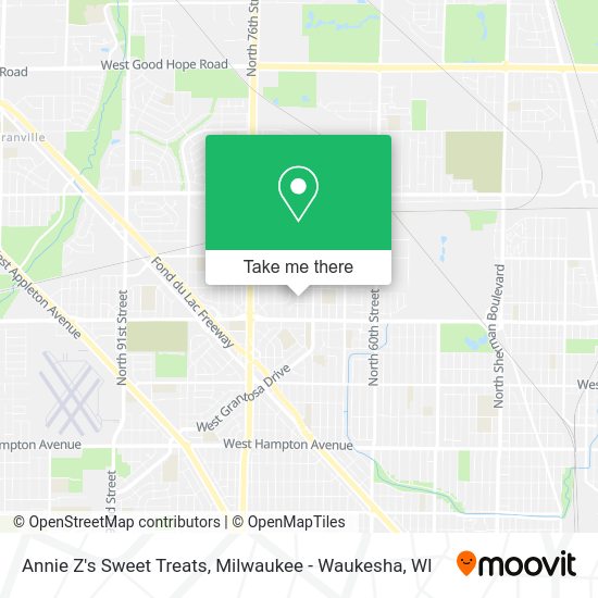 Mapa de Annie Z's Sweet Treats