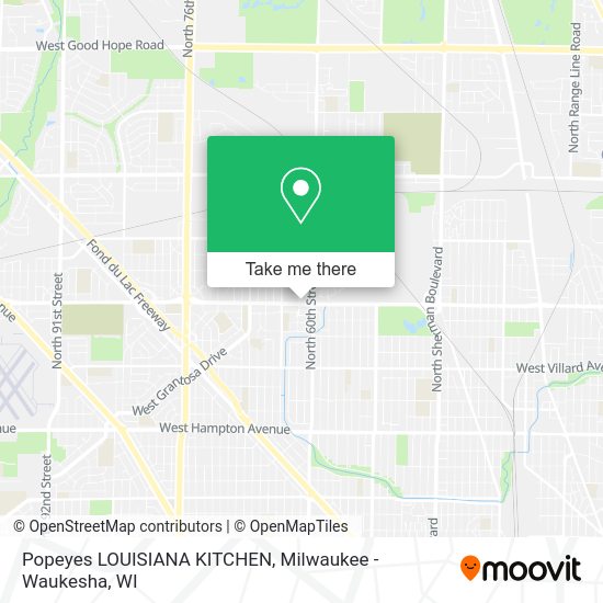 Mapa de Popeyes LOUISIANA KITCHEN