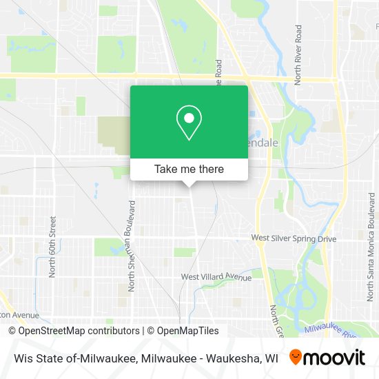 Wis State of-Milwaukee map