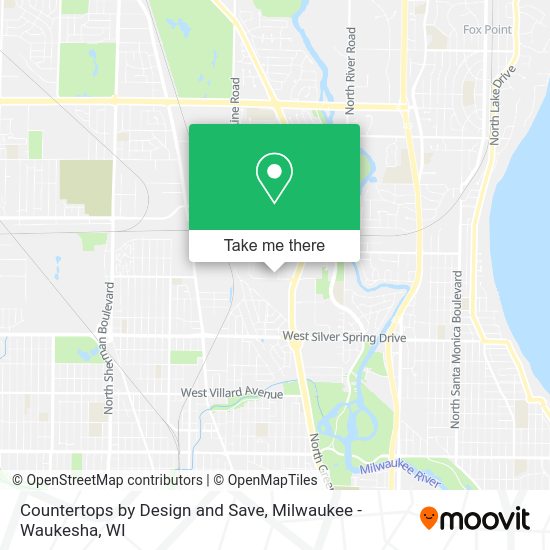 Countertops by Design and Save map