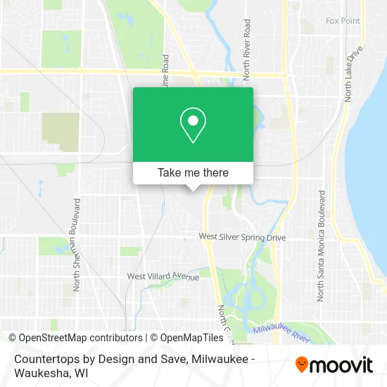 Mapa de Countertops by Design and Save