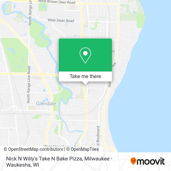 Mapa de Nick N Willy's Take N Bake Pizza