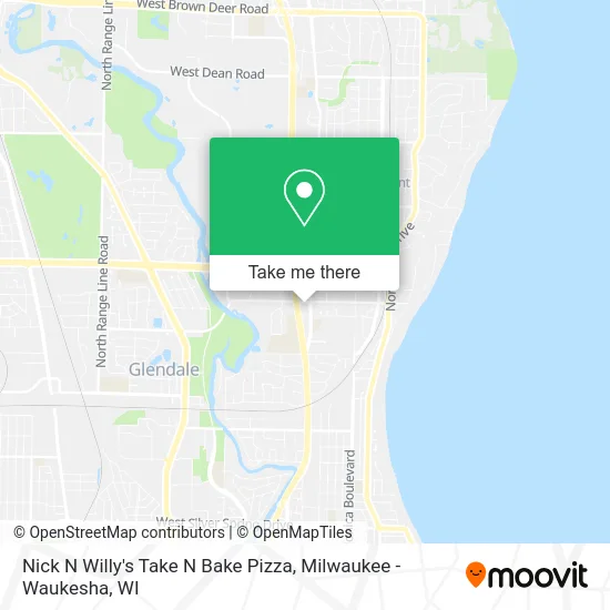 Mapa de Nick N Willy's Take N Bake Pizza