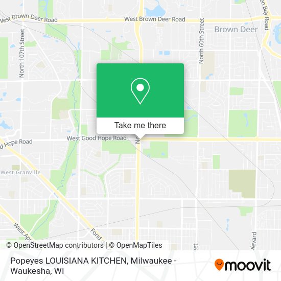 Mapa de Popeyes LOUISIANA KITCHEN